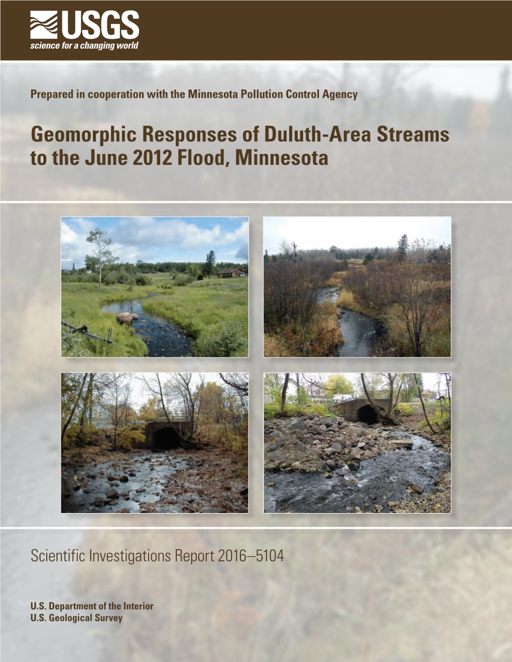 Duluth: Geomorphic Stream Responses to 2012 Flood