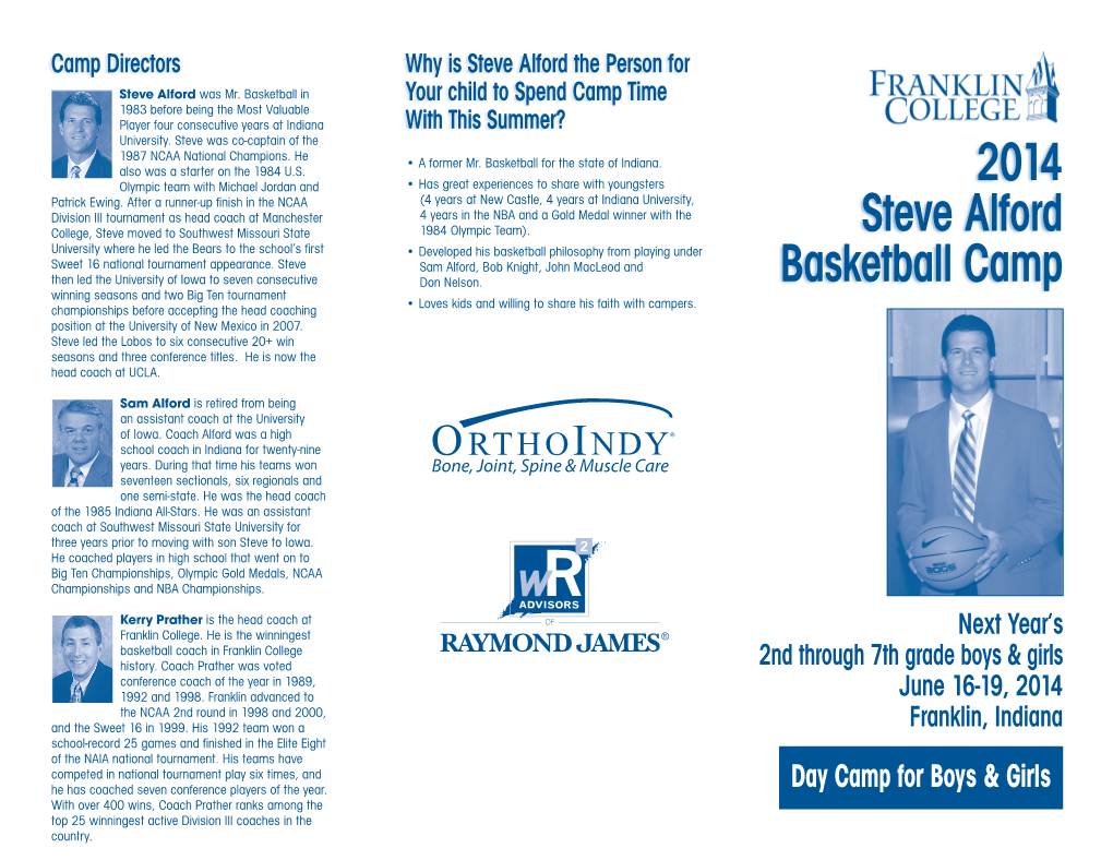 2014 Steve Alford Basketball Camp