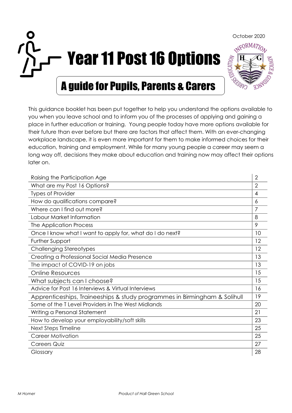 Year 11 Post 16 Options