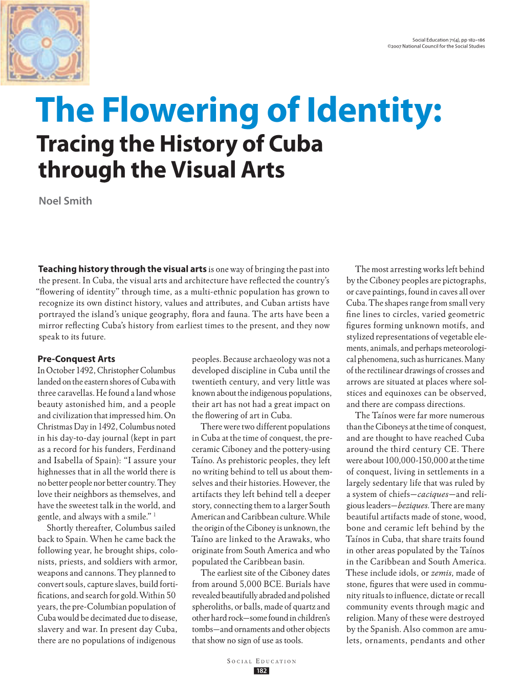 The Flowering of Identity: Tracing the History of Cuba Through the Visual Arts