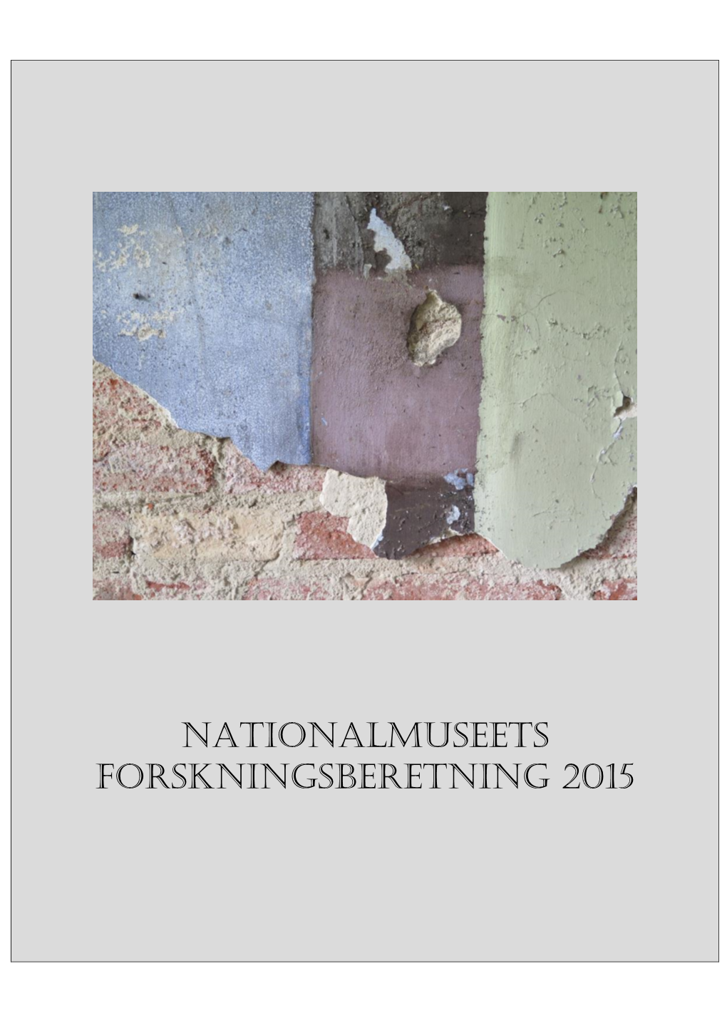 Forskningsberetning 2015