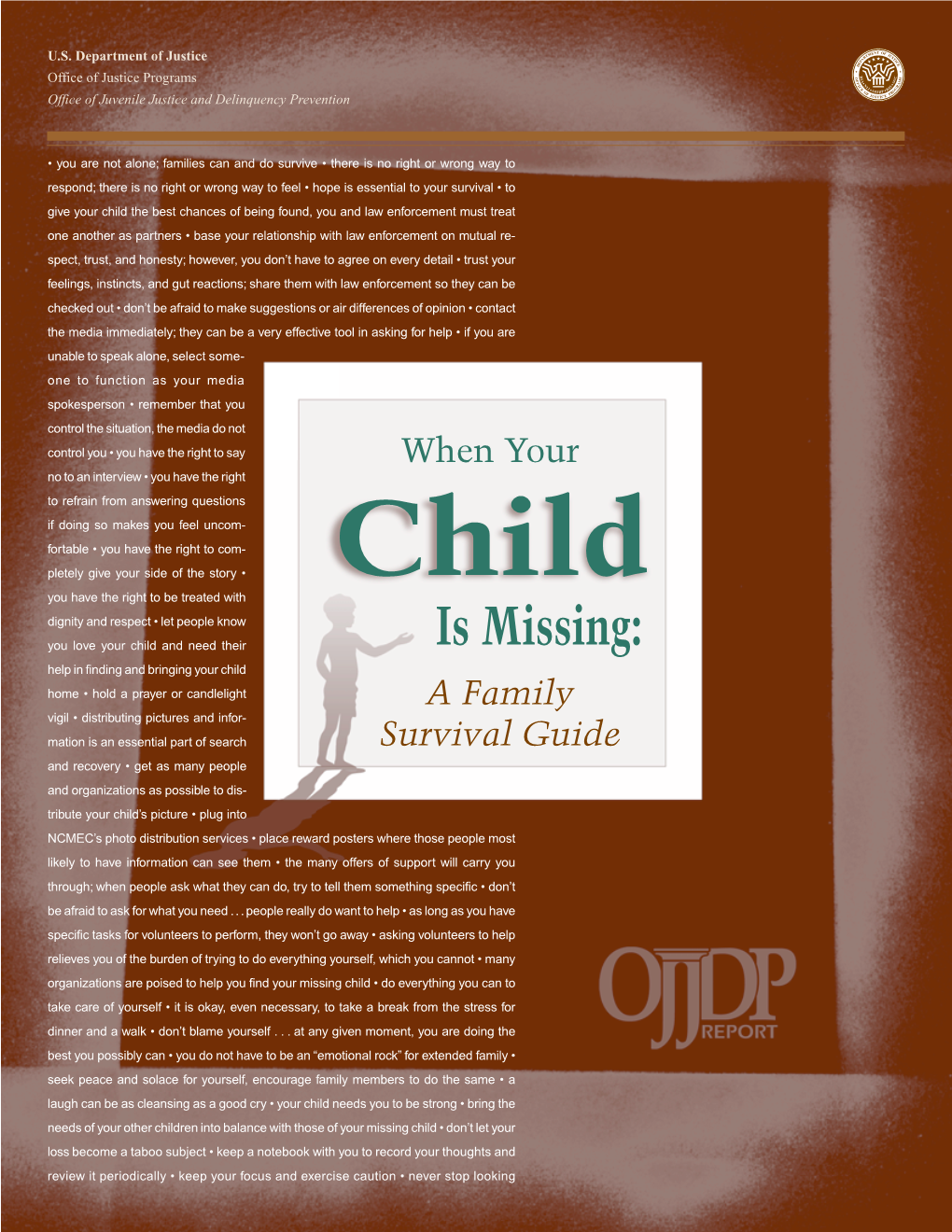 When Your Child Is Missing: a Family Survival Guide