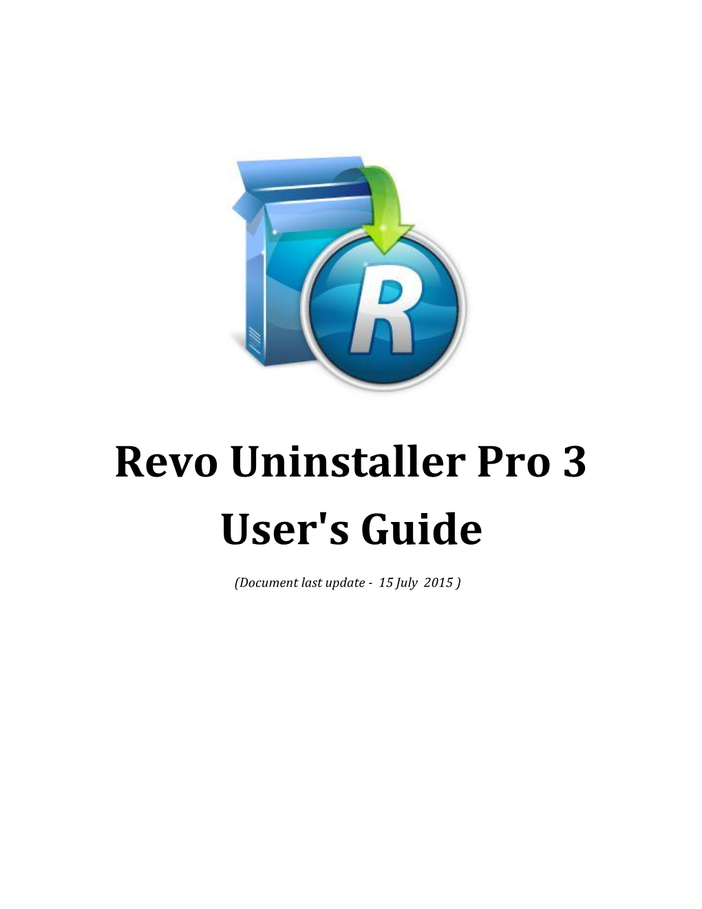 Revo Uninstaller Pro 3 User's Guide