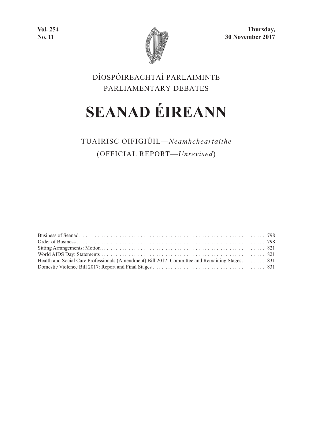 Seanad Éireann