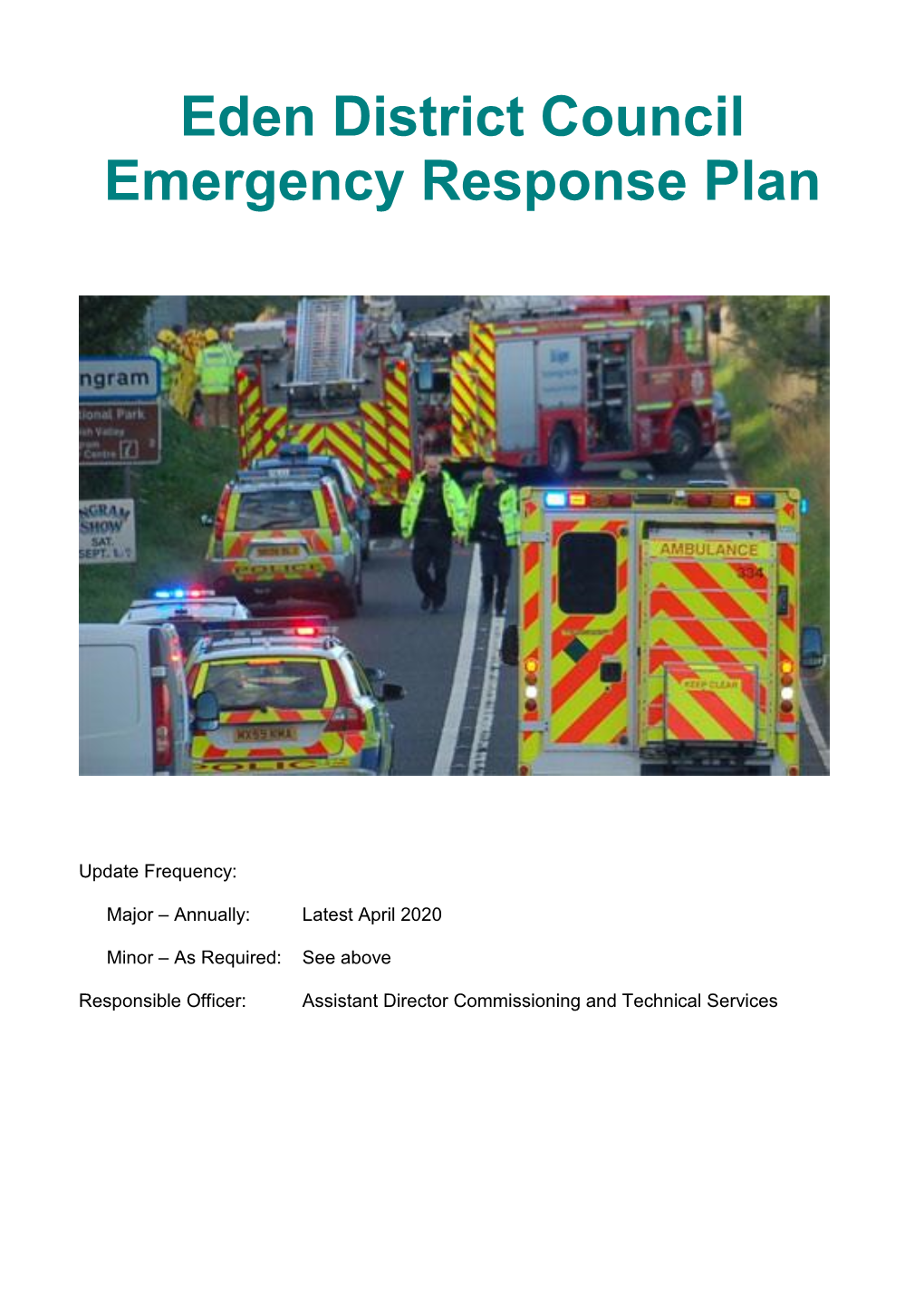 Eden District Council Emergency Response Plan