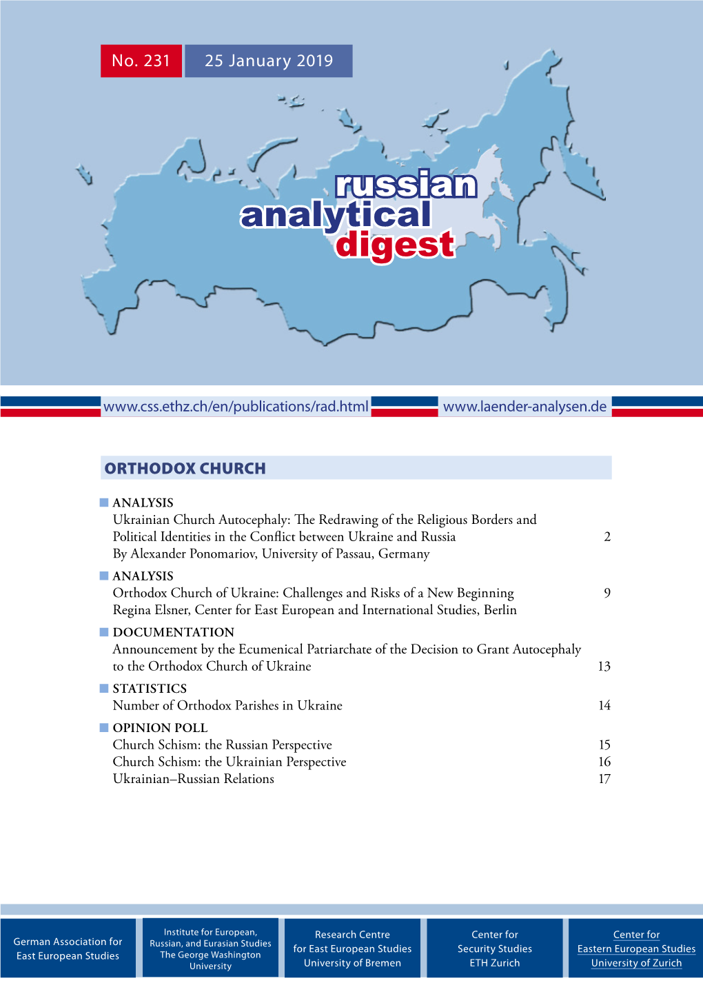 Analytical Digest Russian