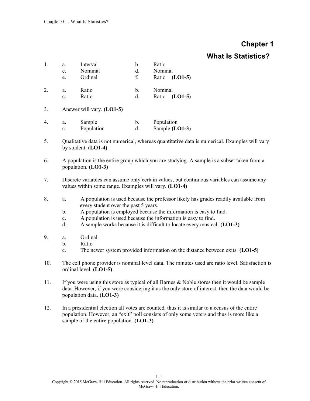 Chapter 01 - What Is Statistics?