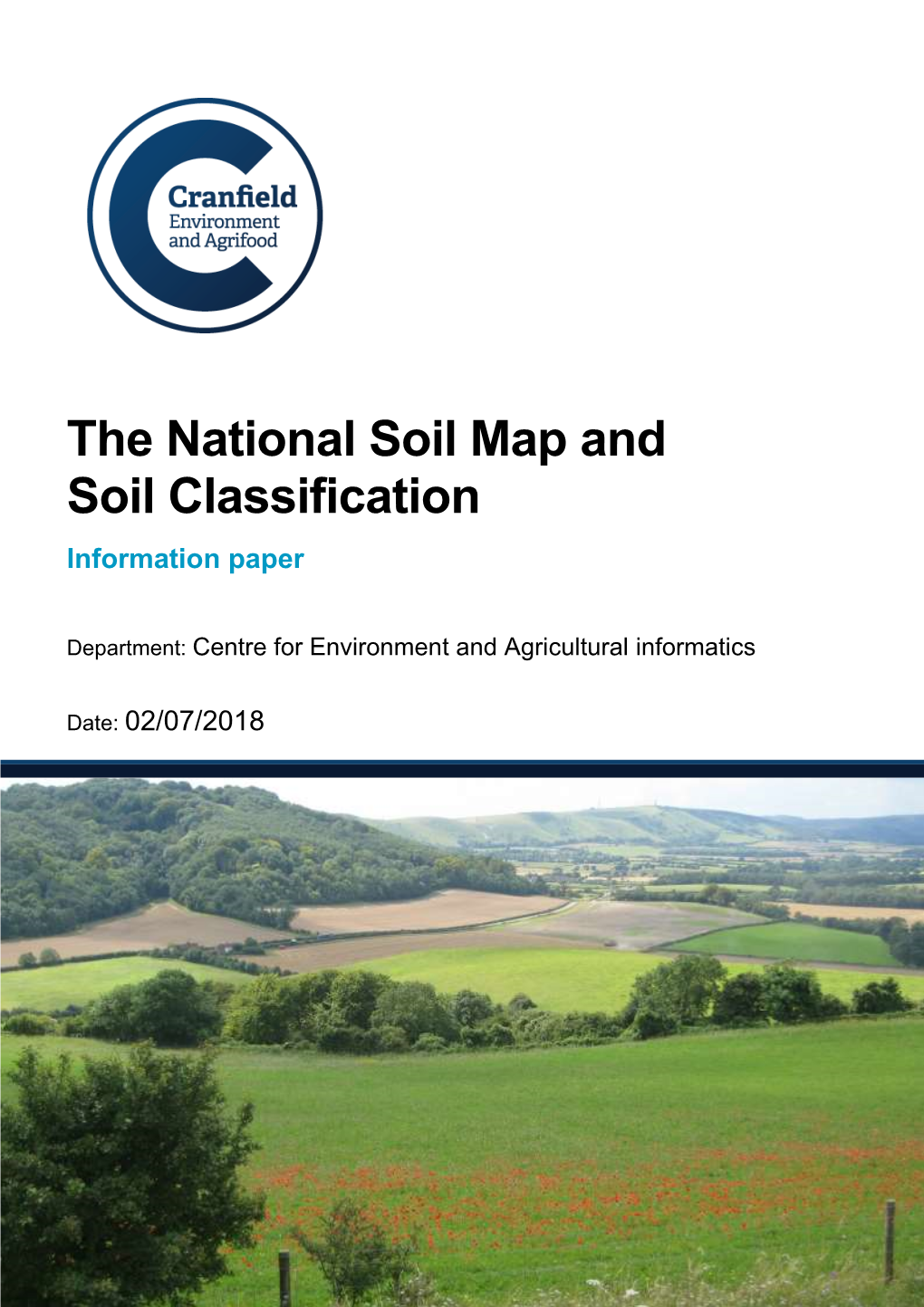 The National Soil Map and Soil Classification Copyright © Cranfield University, 2018