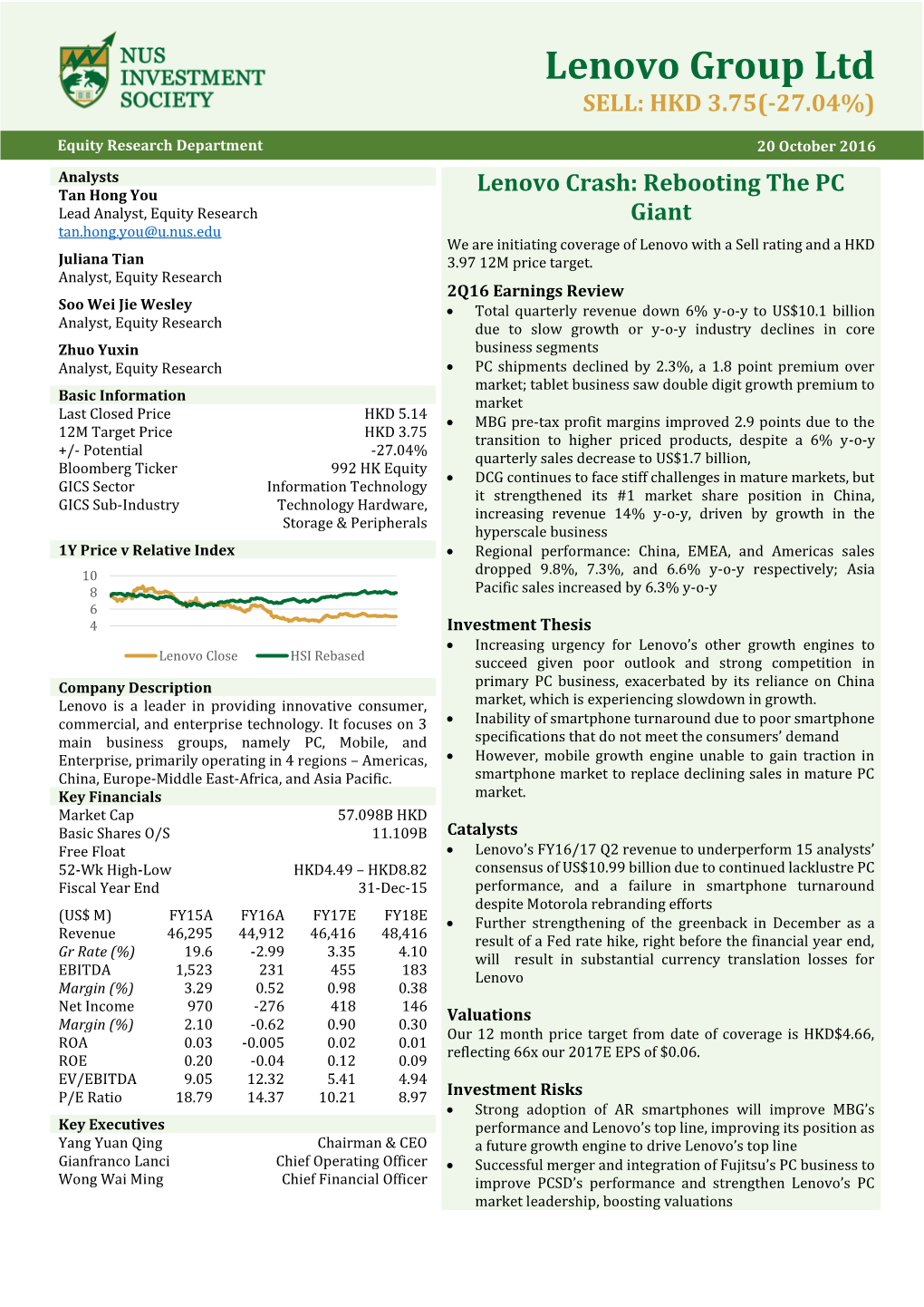 Lenovo Group Ltd