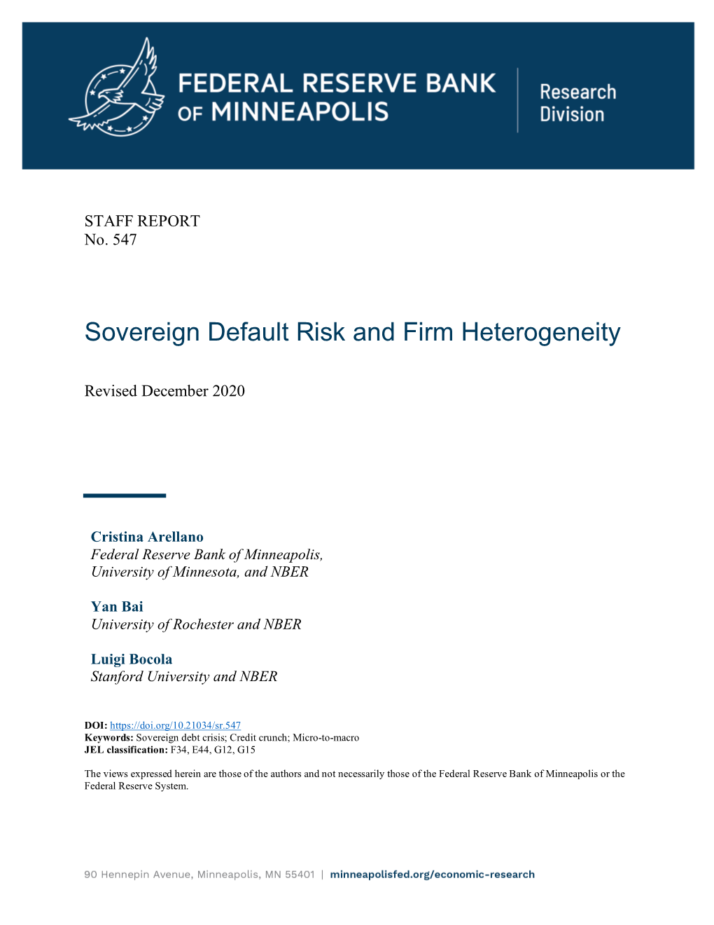 Sovereign Default Risk and Firm Heterogeneity