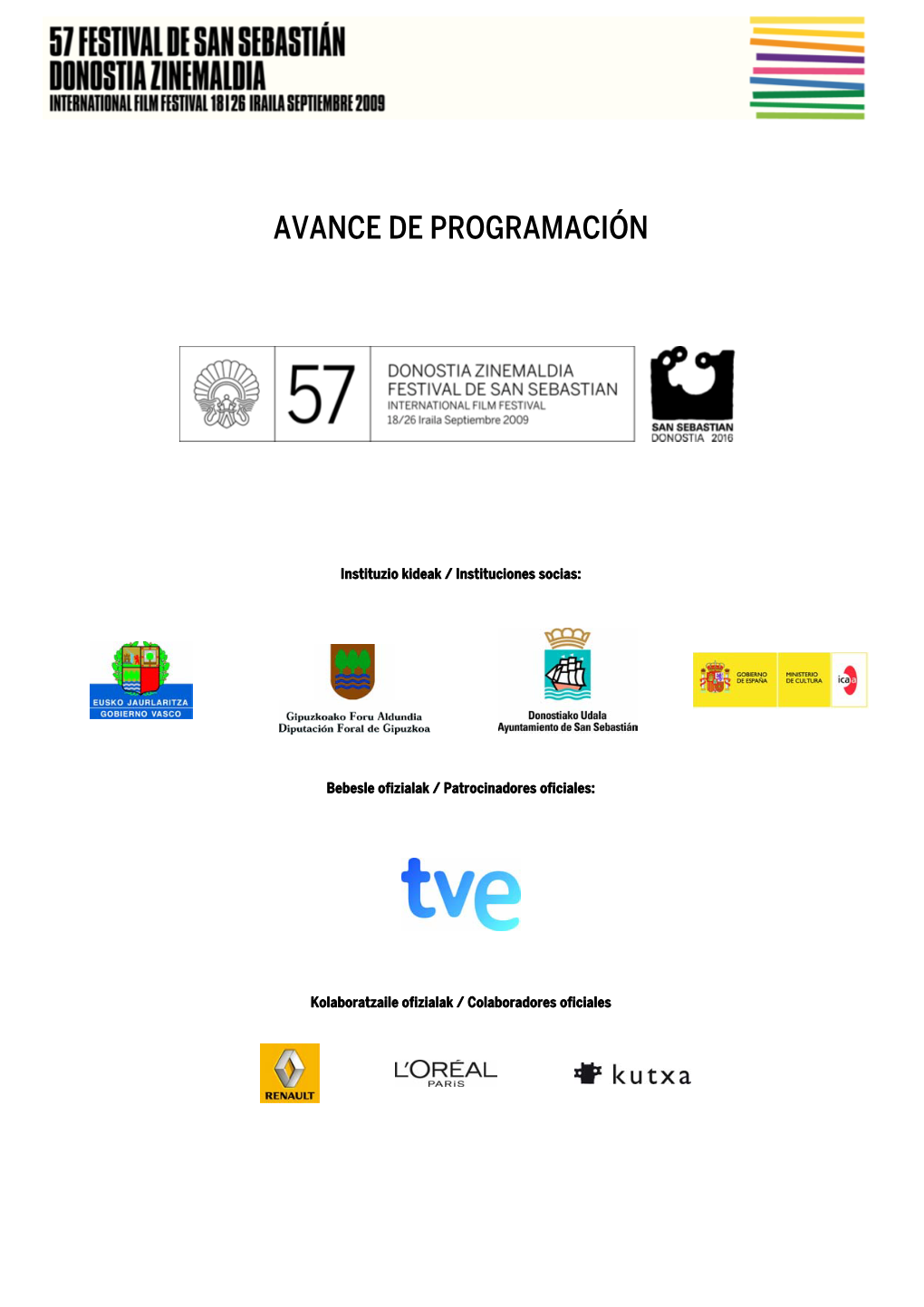 Avance De Programación