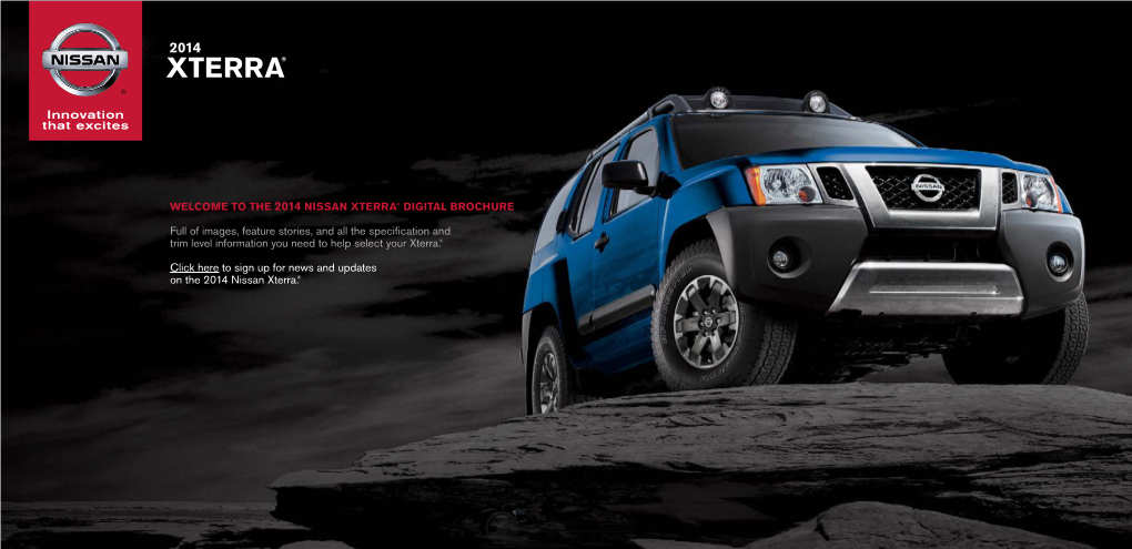 2014 Nissan Xterra Brochure