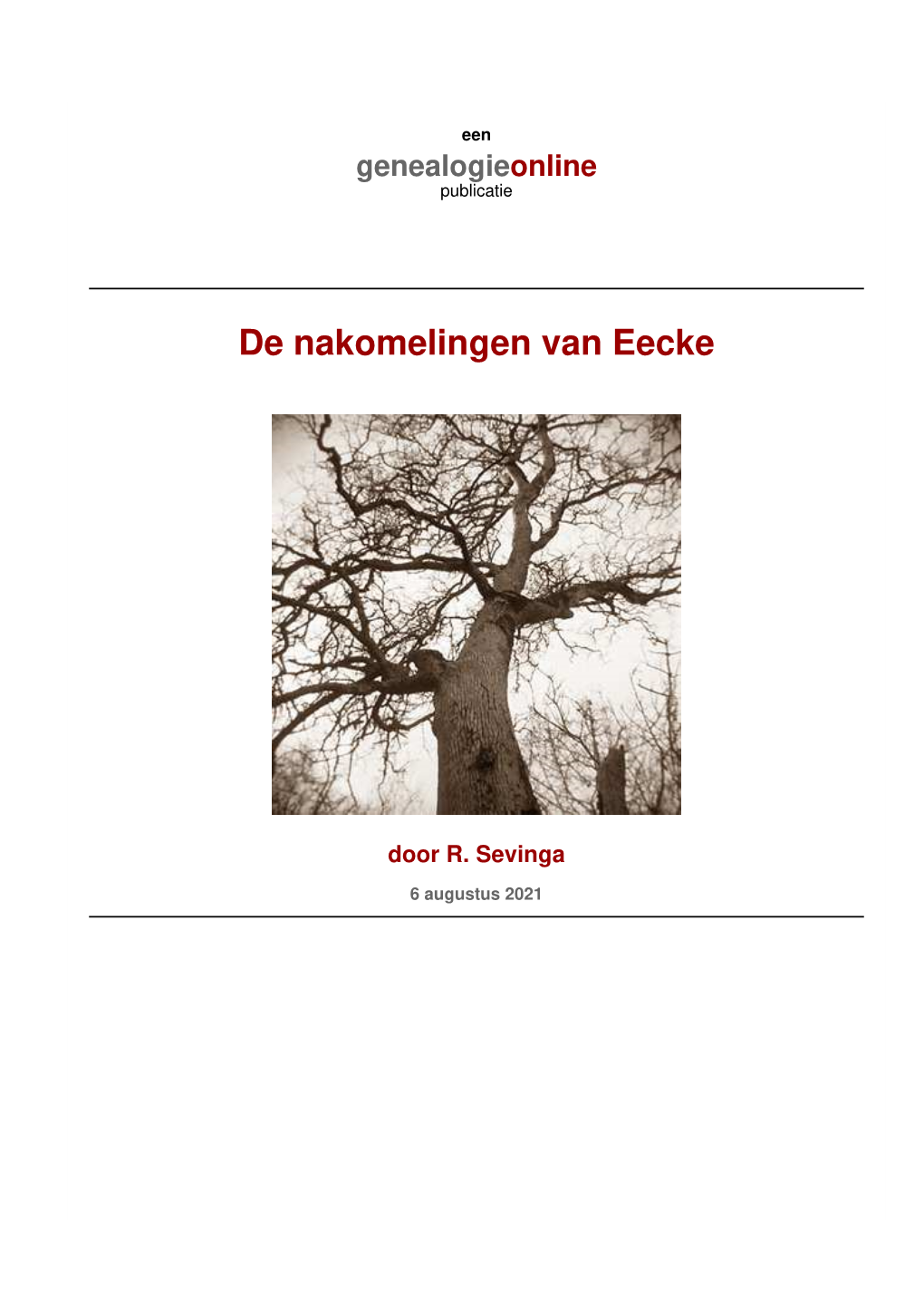 De Nakomelingen Van Eecke