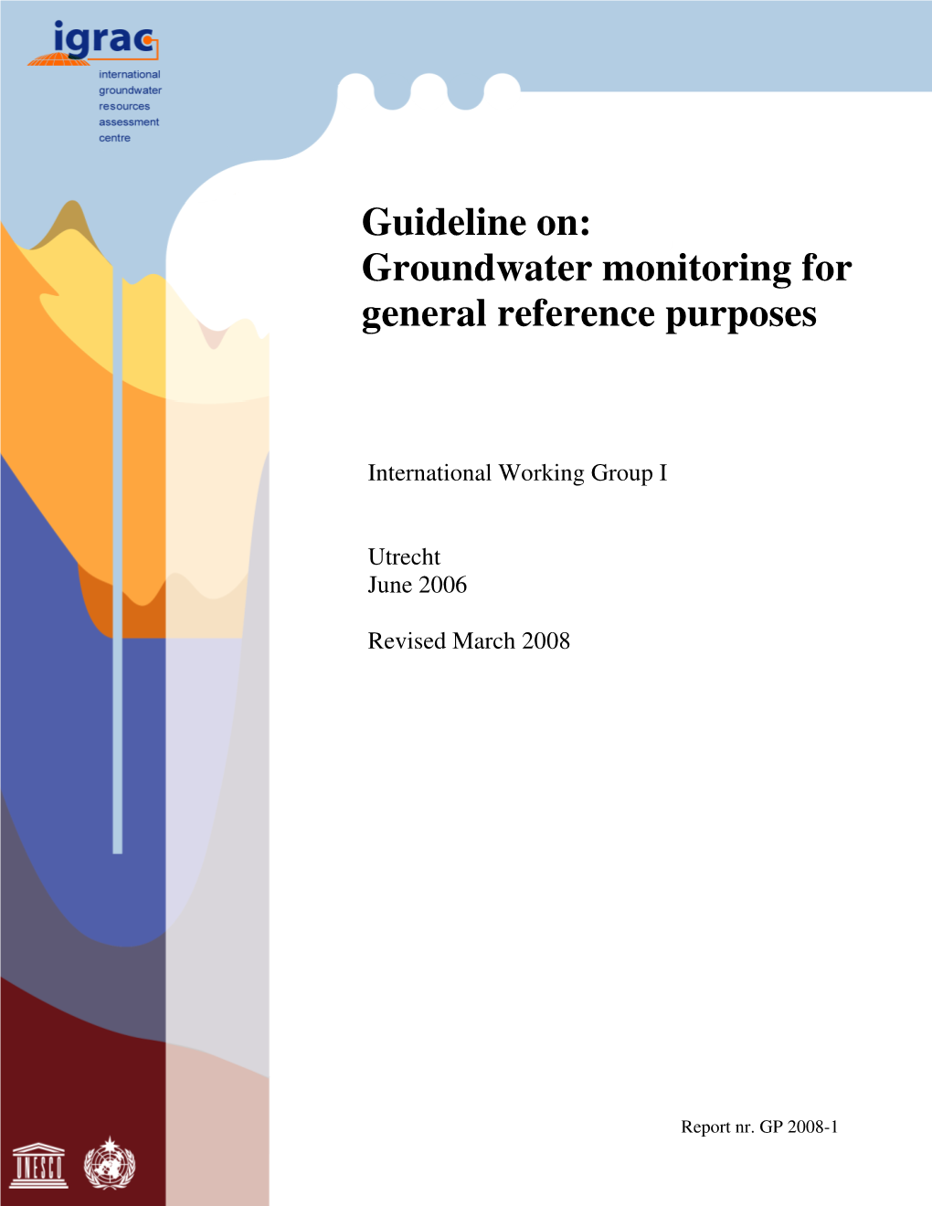 Guideline On: Groundwater Monitoring for General Reference Purposes