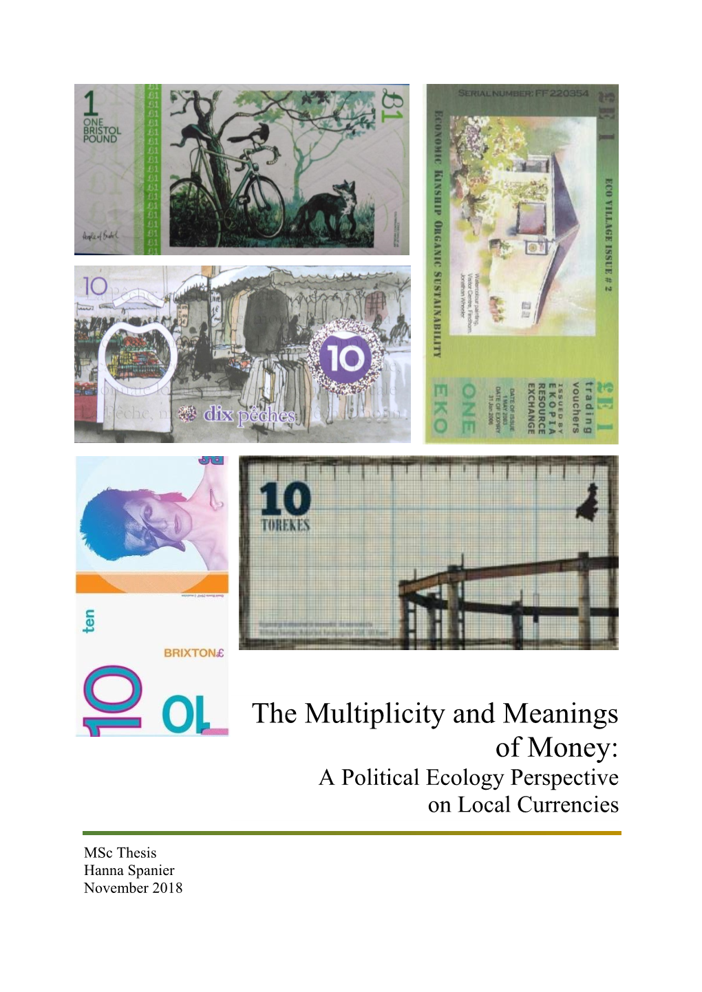 The Multiplicity and Meanings of Money