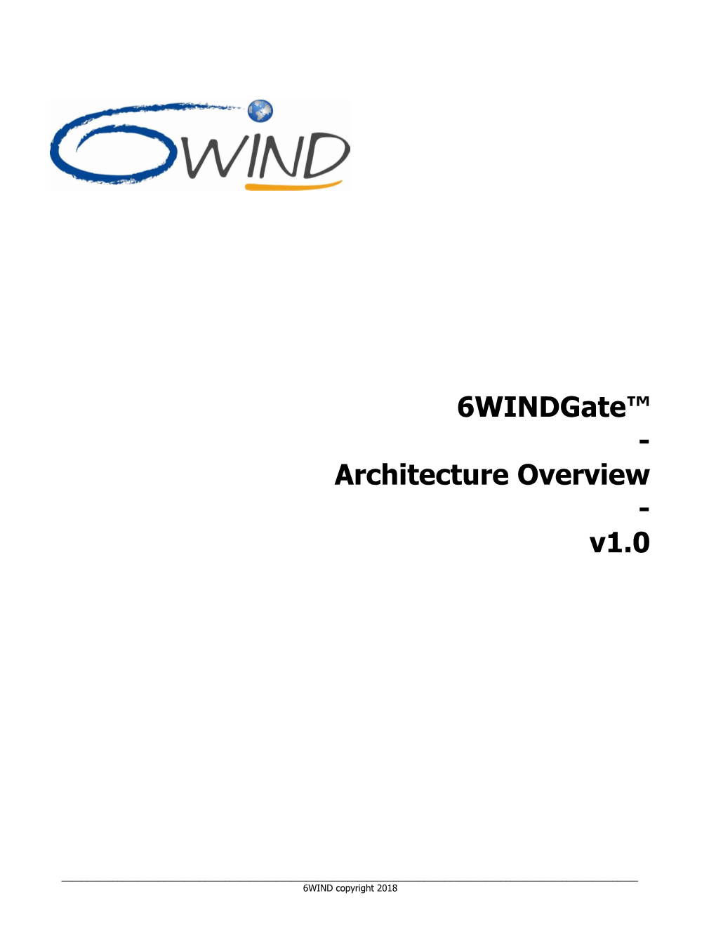 6Windgate™ - Architecture Overview - V1.0