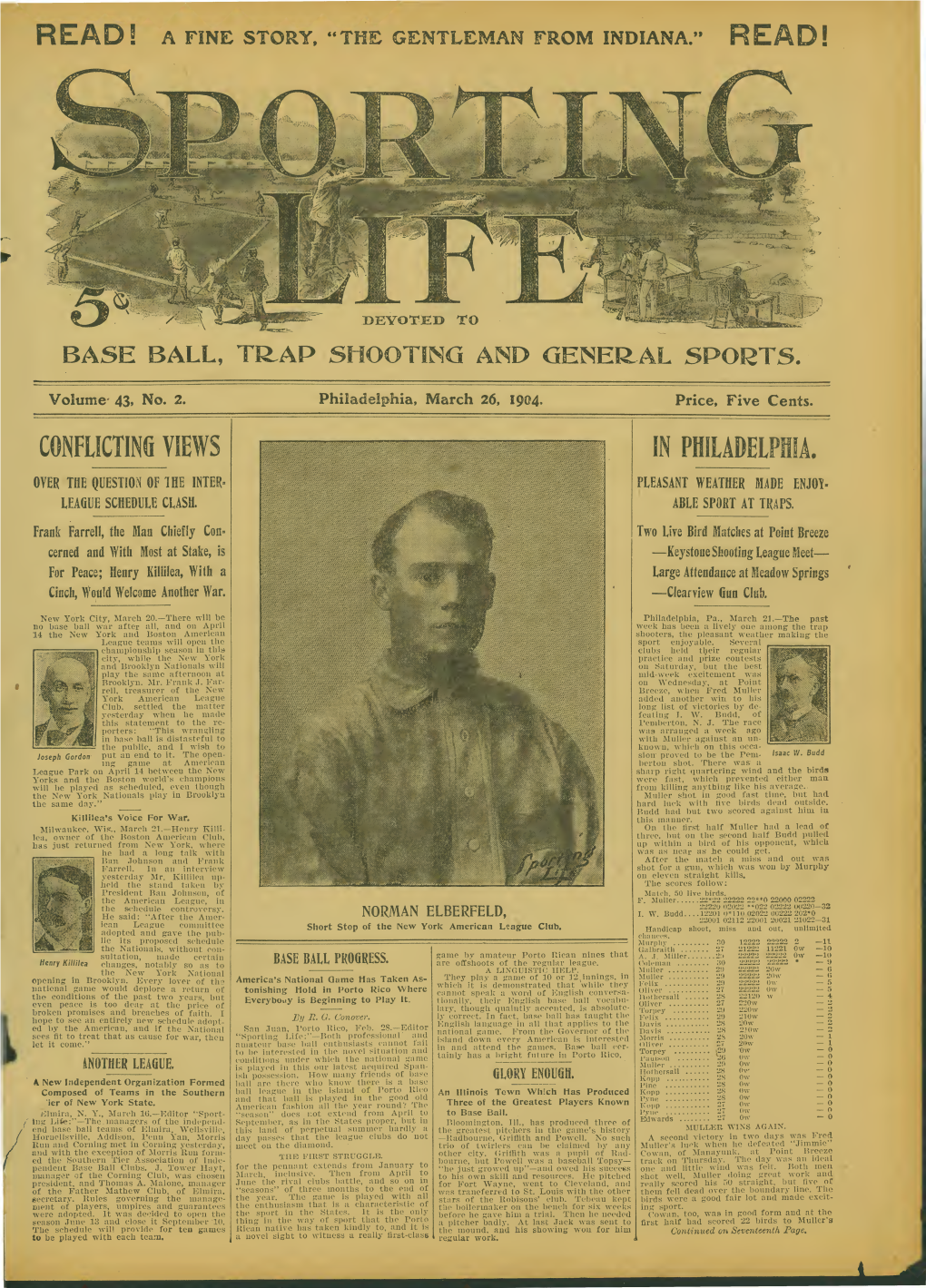 1904 Schedule of the Western League