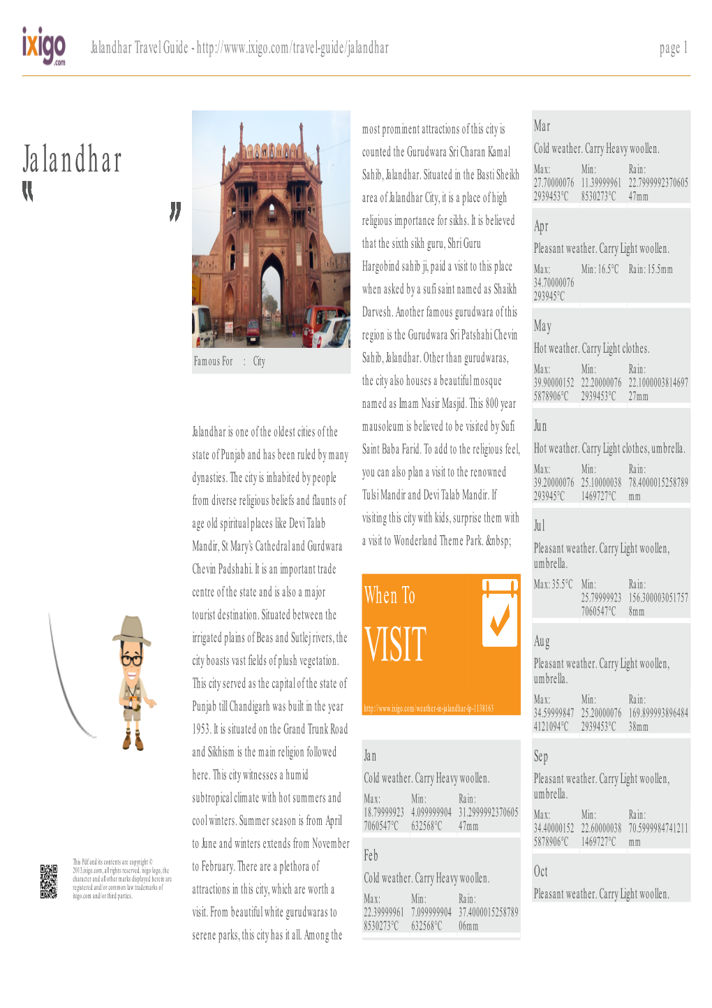 Jalandhar Travel Guide - Page 1