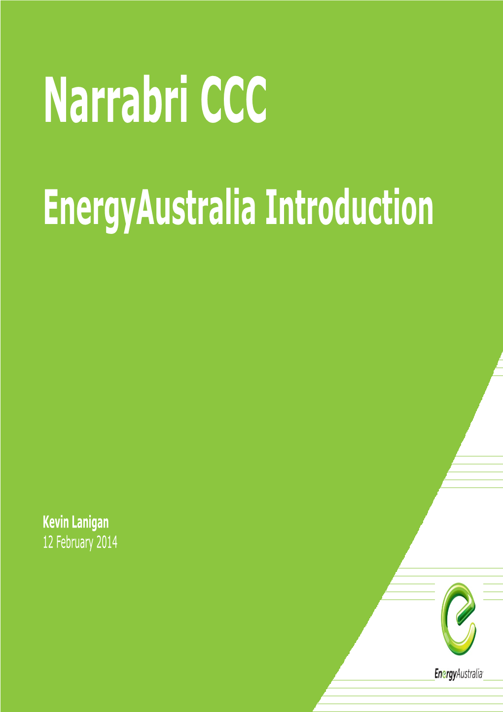 Introduction to Energyaustralia