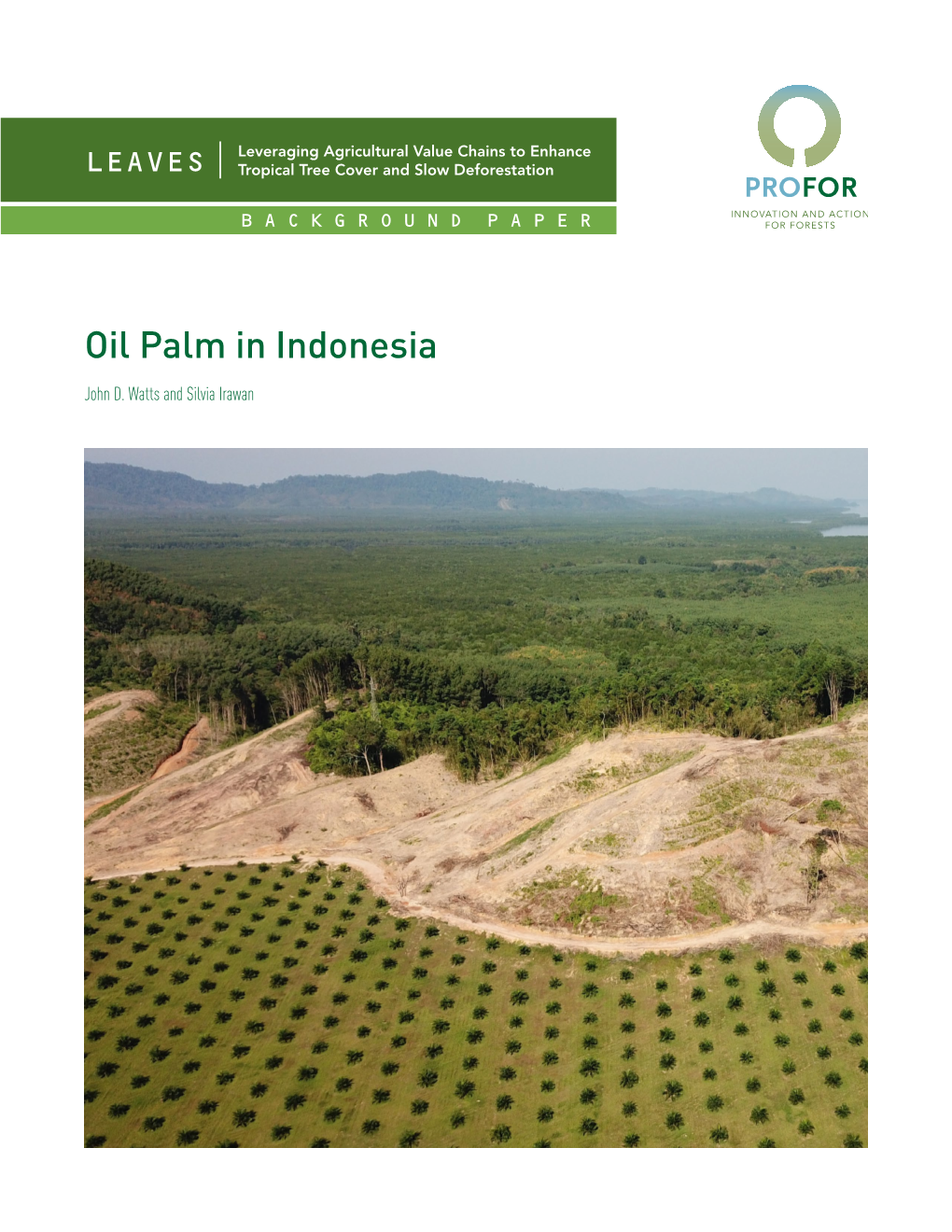 Oil Palm in Indonesia John D