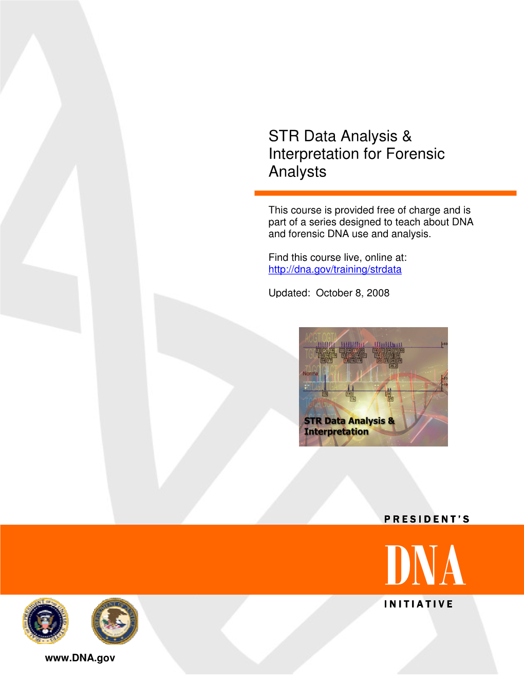 STR Data Analysis and Interpretation for Forensic Analysts.Pdf