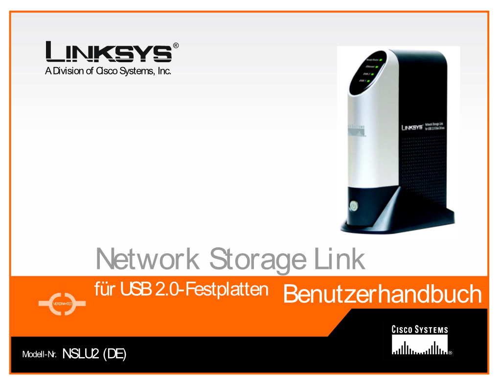 Network Storage Link Für USB 2.0-Festplatten VERDRAHTET Benutzerhandbuch