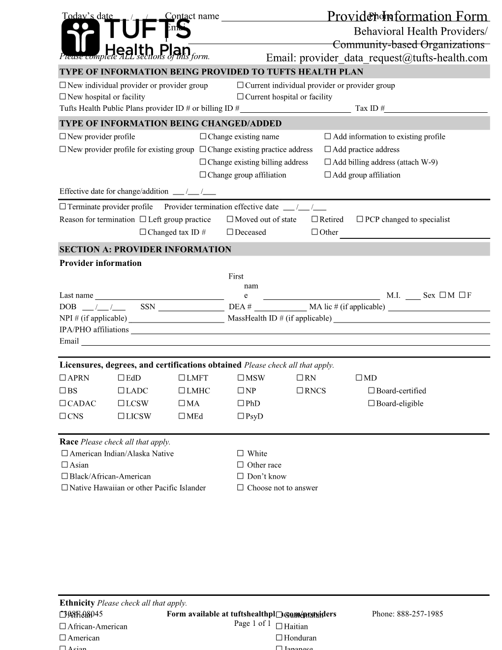 Please Complete ALL Sections of This Form s1