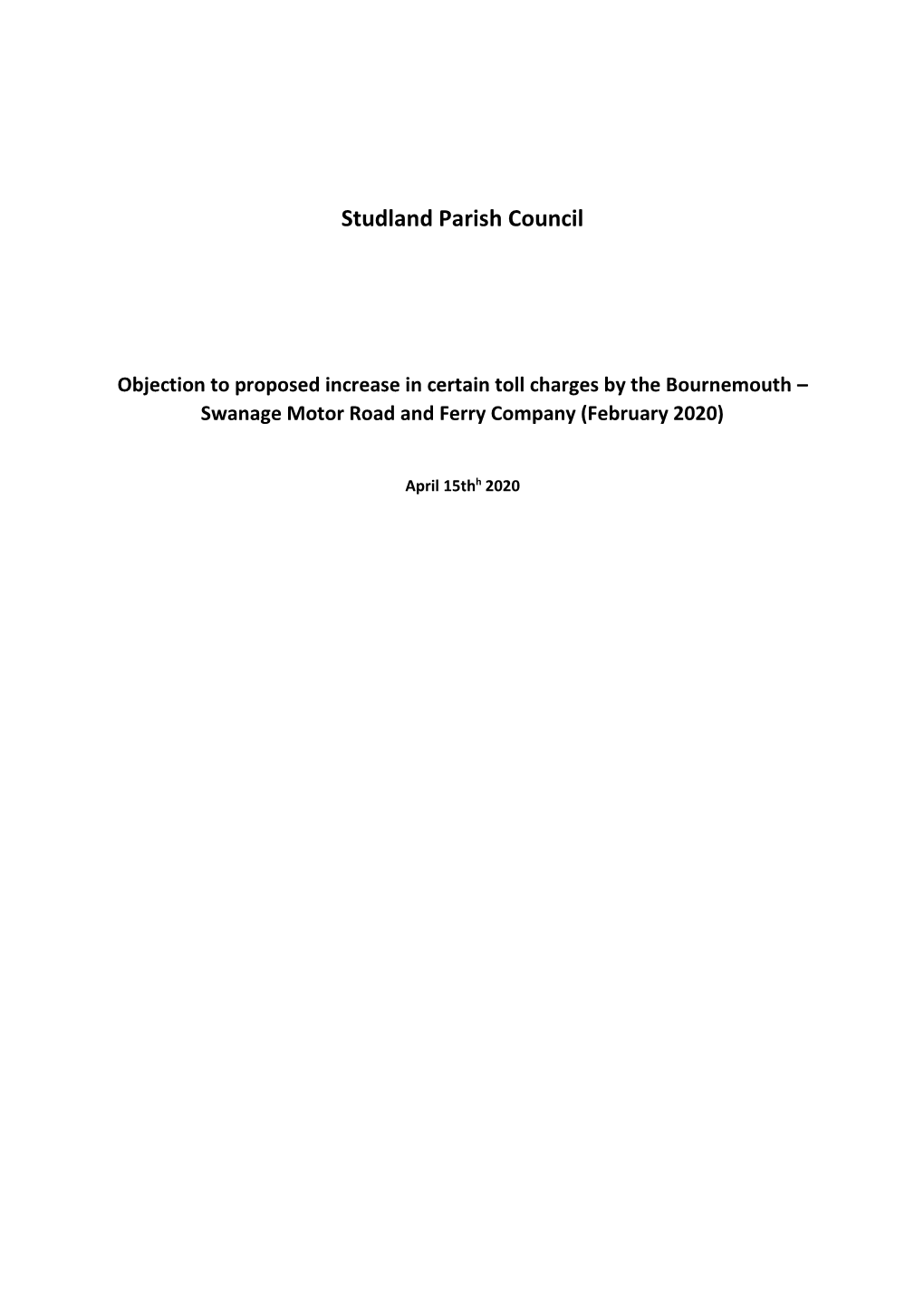 Studland Parish Council