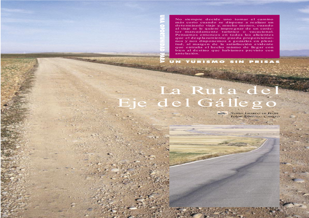 La Ruta Del Eje Del Gállego