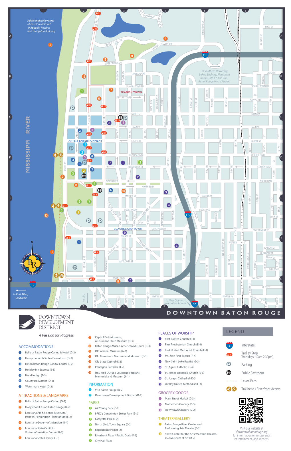 Printable Downtown Map 11 X 17