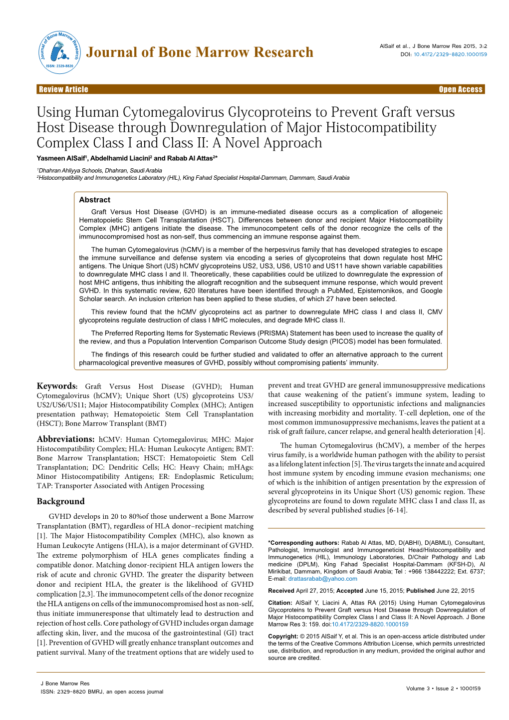 Using Human Cytomegalovirus Glycoproteins to Prevent Graft Versus Host Disease Through Downregulation of Major Histocompatibilit