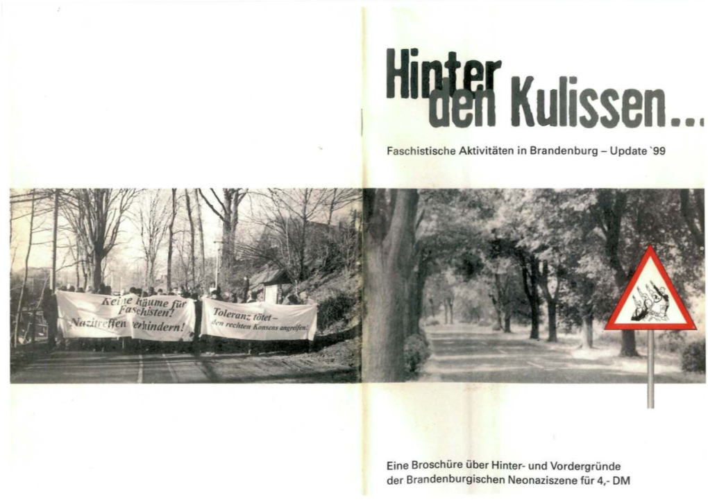Faschistische Aktivitäten in Brandenburg-Update '99