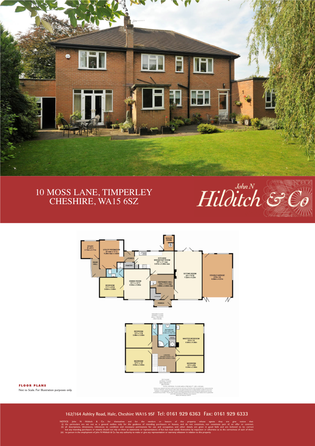 10 Moss Lane, Timperley Cheshire, Wa15 6Sz