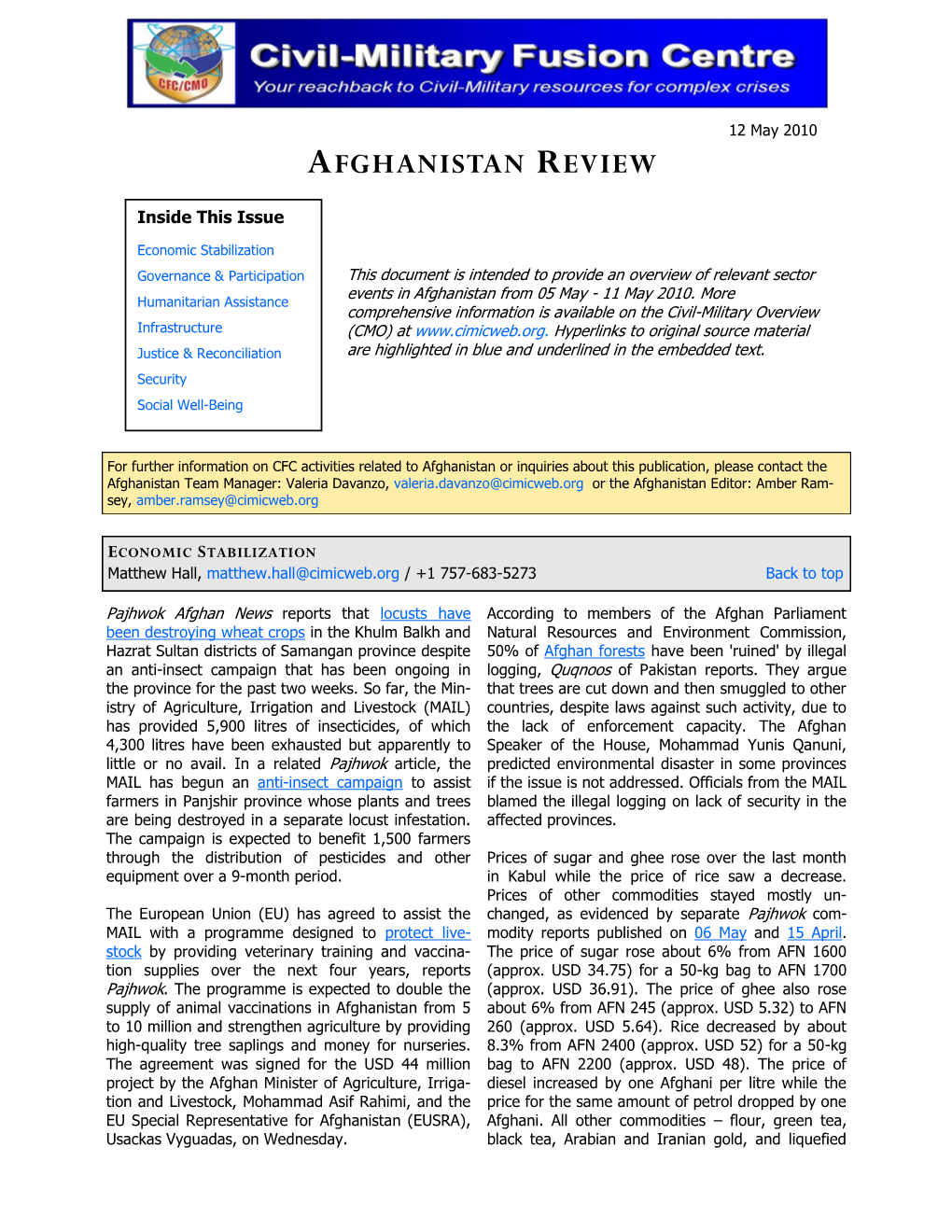 Afghanistan Review