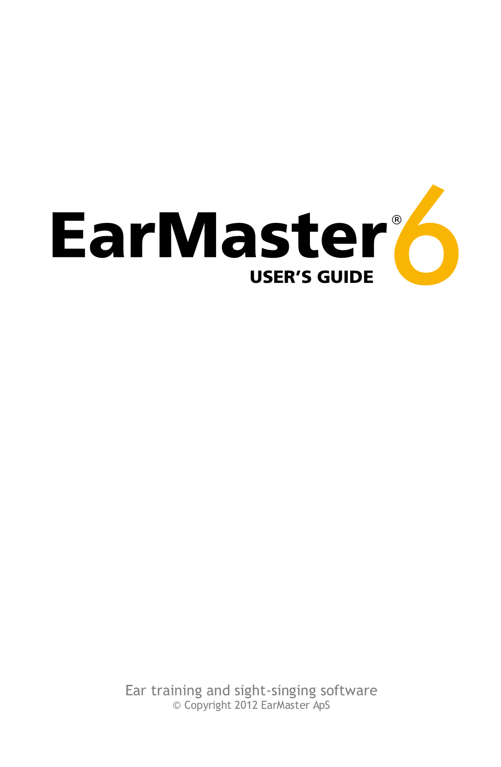 Earmaster USER’S GUIDE