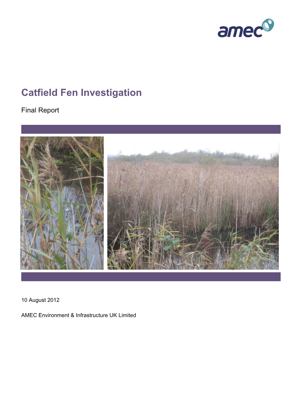 Catfield Fen Investigation