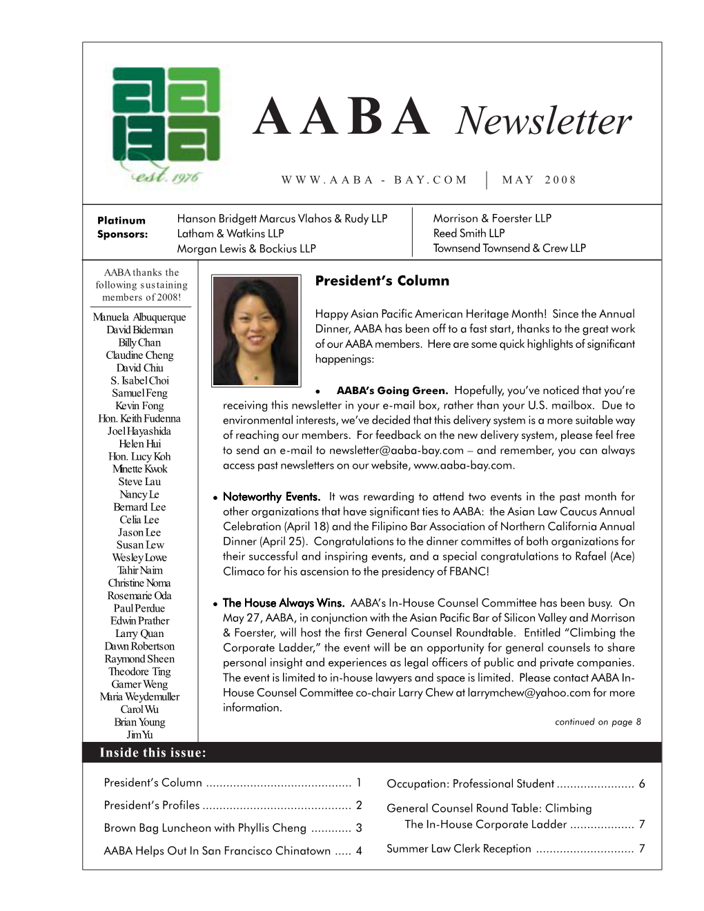 AABA Newsletter