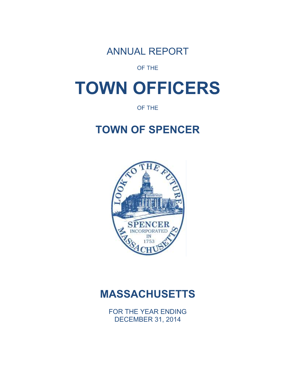 2014 Annual Town Report