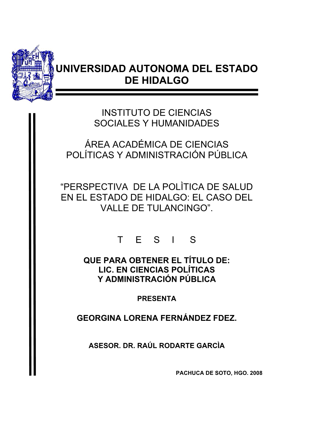 Universidad Autonoma Del Estado De Hidalgo