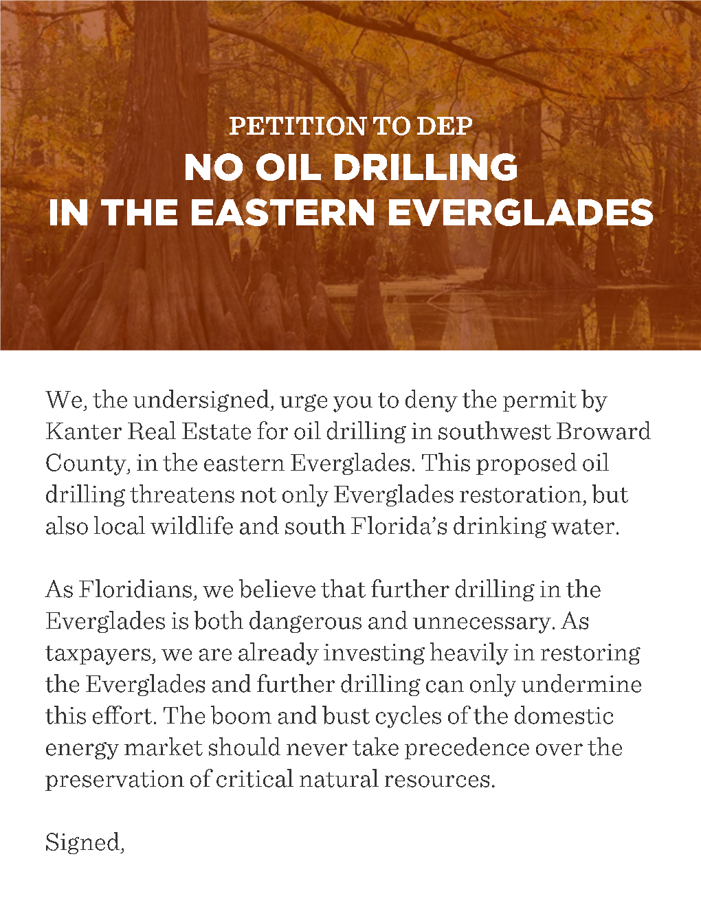 Everglades Drilling Petition.Pdf