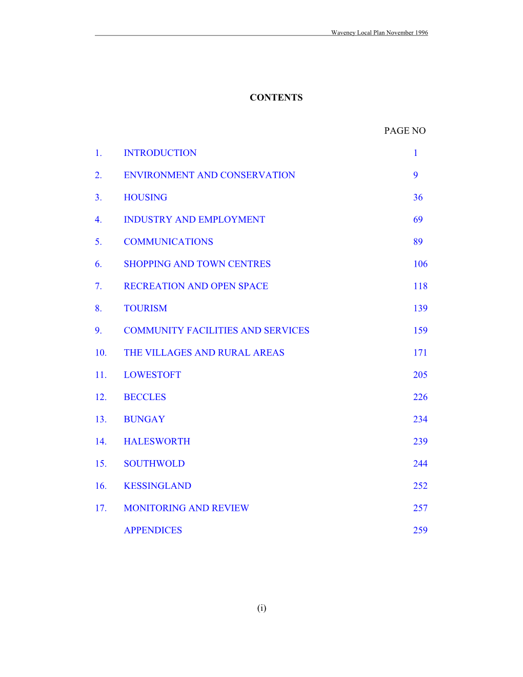 Waveney Local Plan 1996