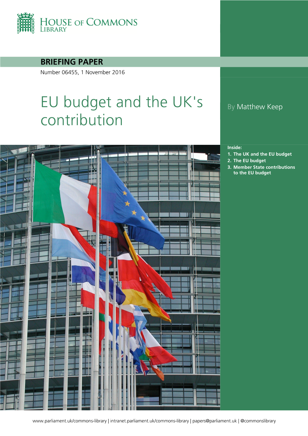 EU Budget and the UK's Contribution