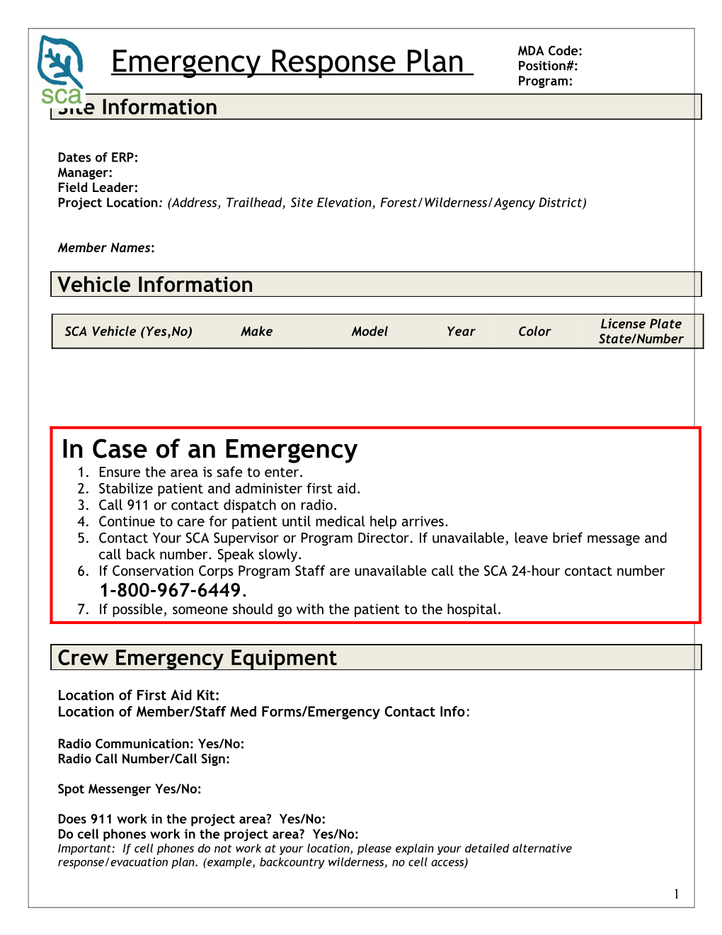 Emergency Response Plan s1