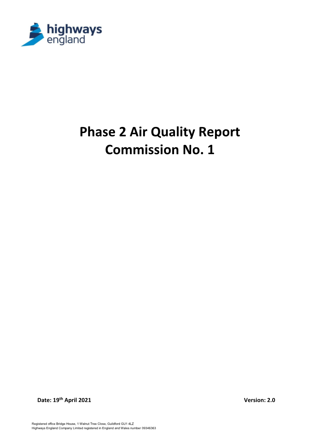 Phase 1 Air Quality Report