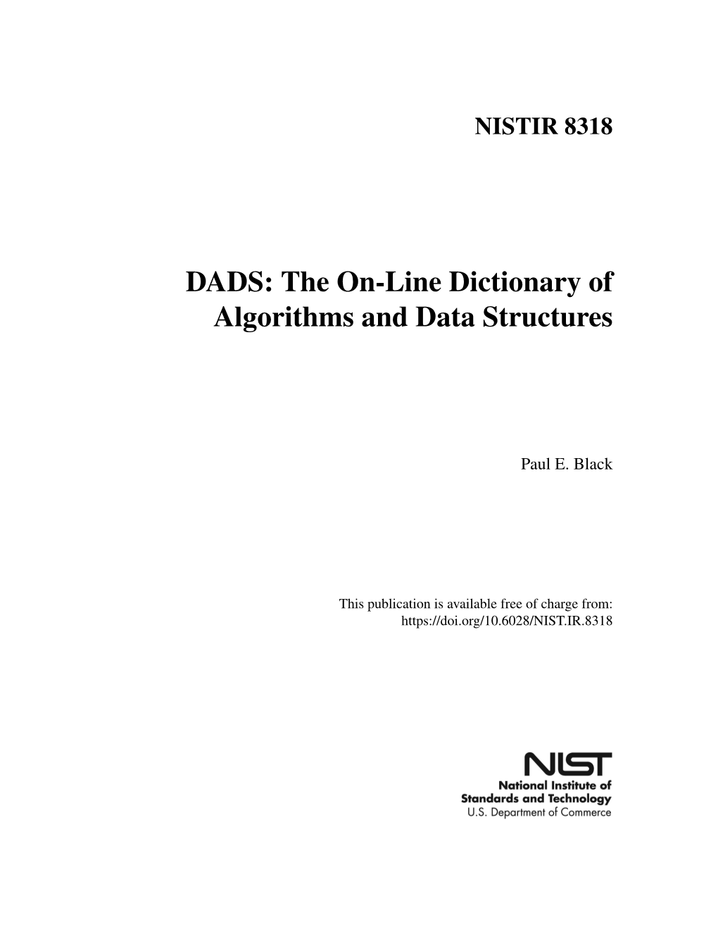 The On-Line Dictionary of Algorithms and Data Structures