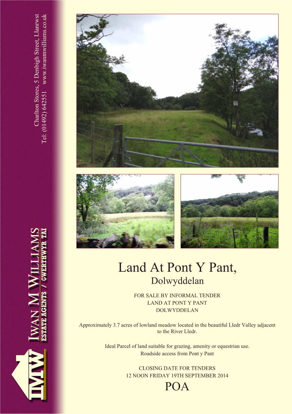 Land at Pont Y Pant, Dolwyddelan, LL25 0PQ