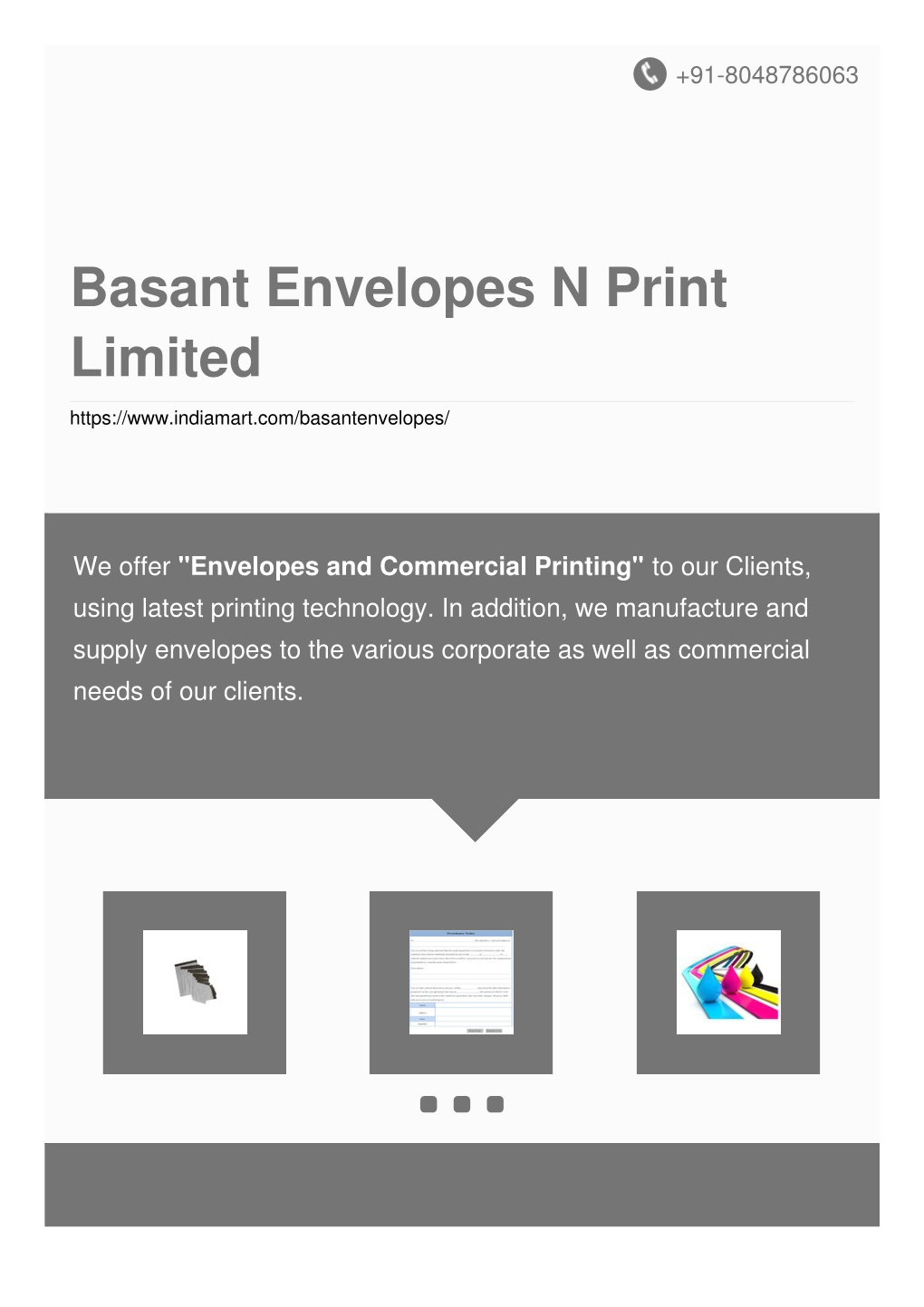 Basant Envelopes N Print Limited