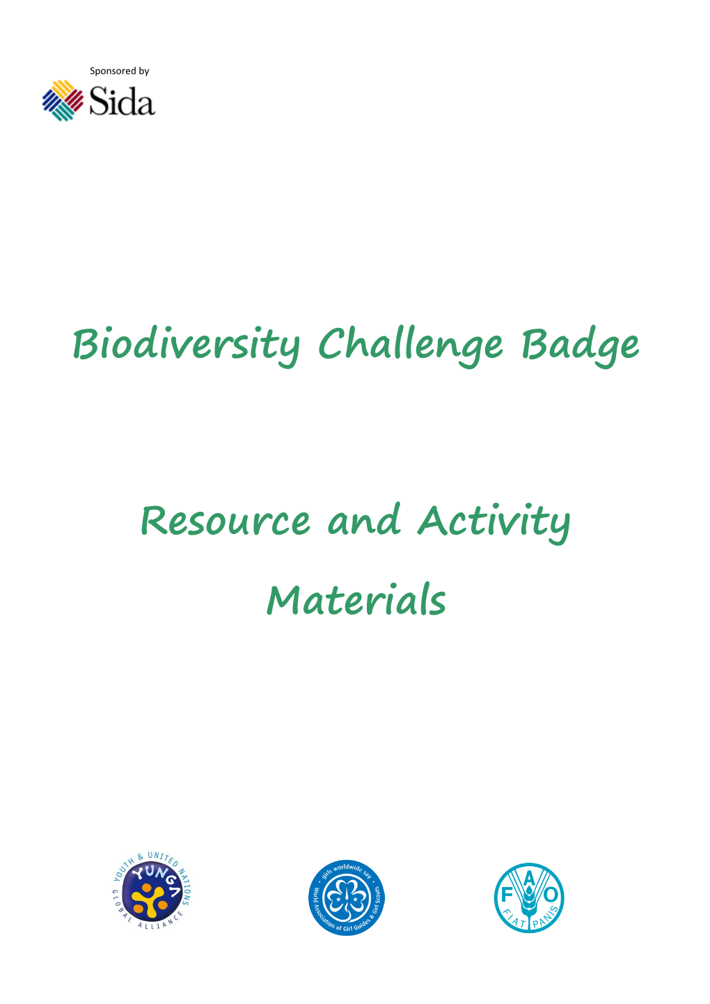 Biodiversity Challenge Badge Resource and Activity Materials