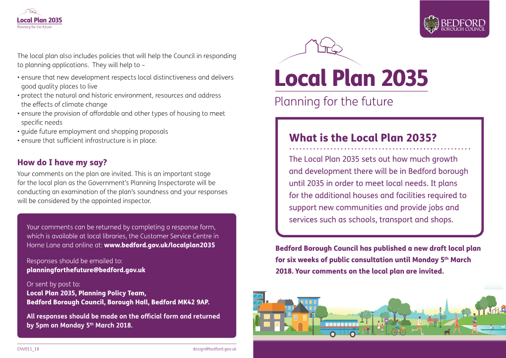 What Is the Local Plan 2035?