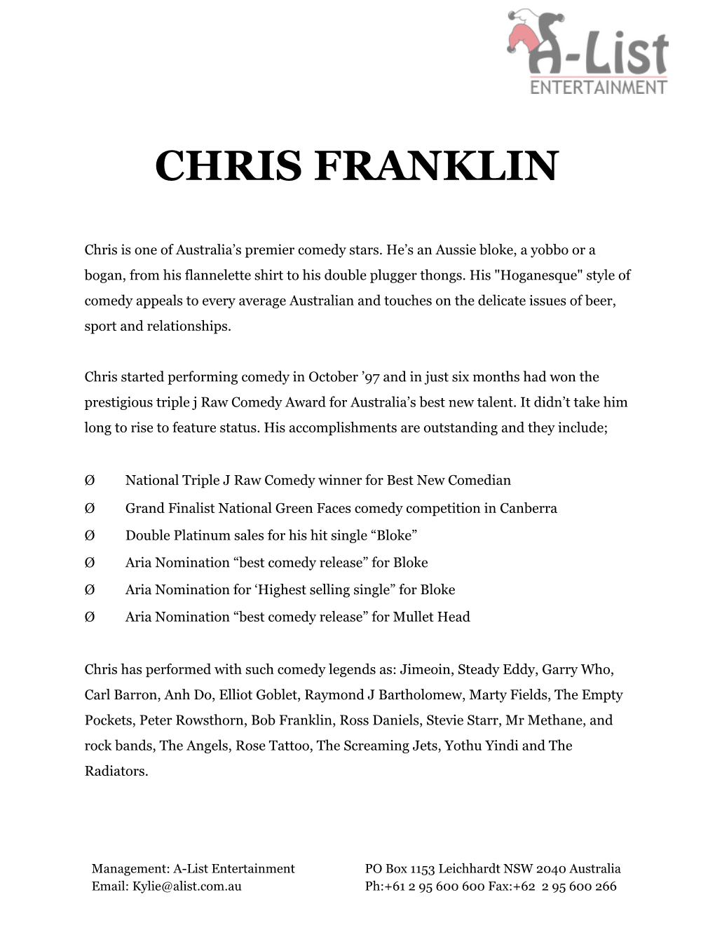 Chris Franklin